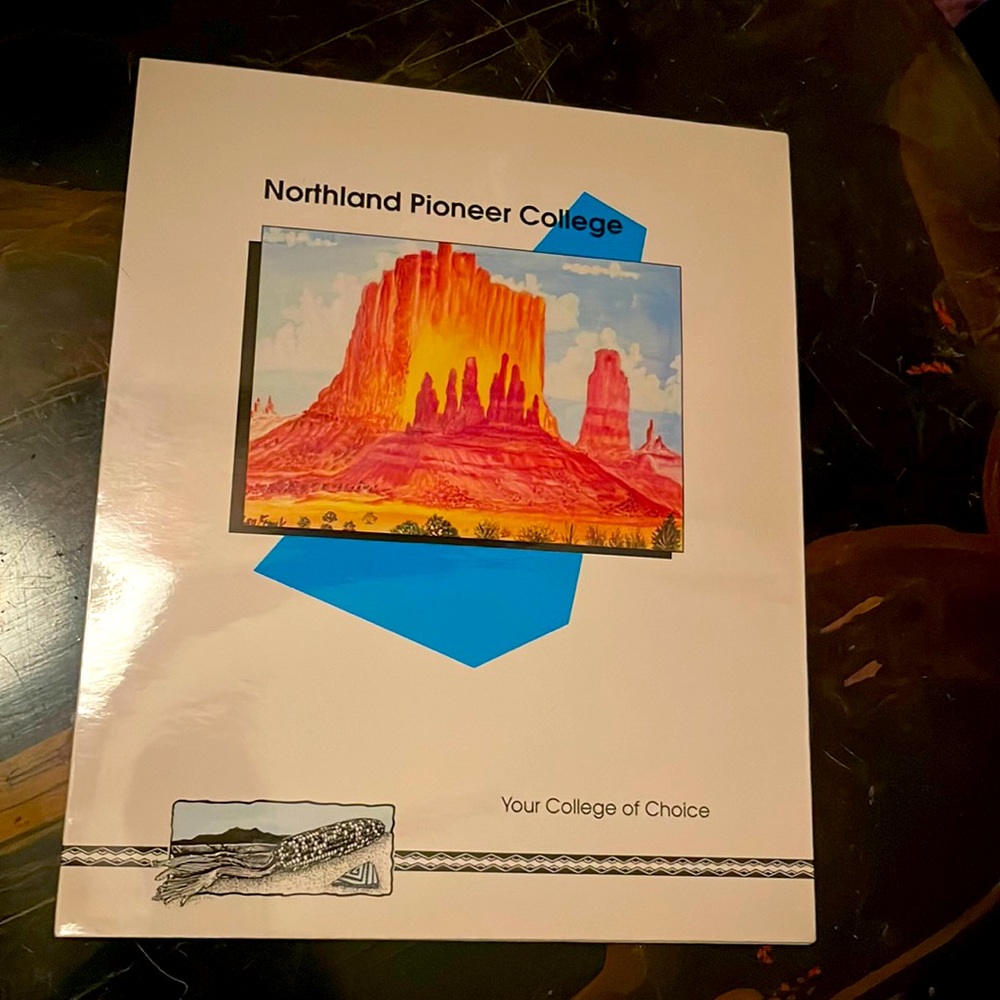 Vintage Northland Pioneer College folder